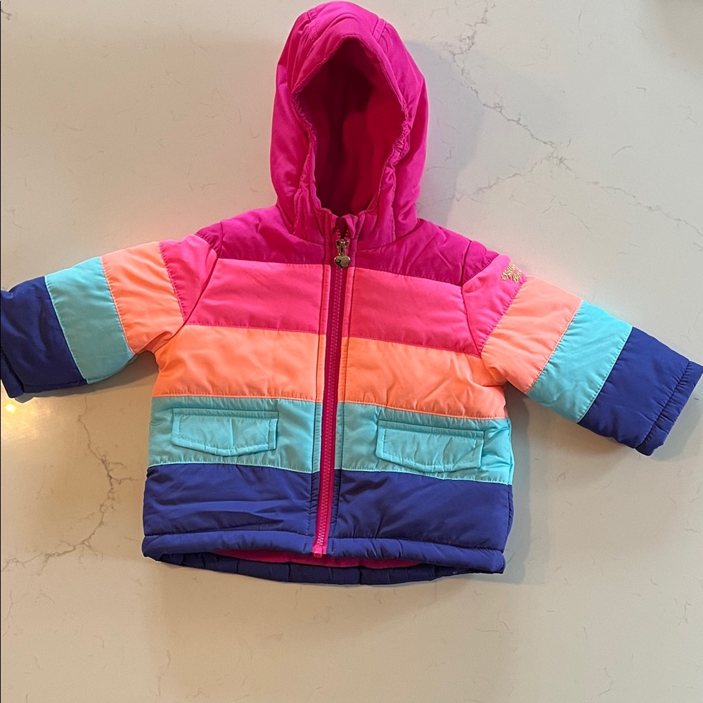 Colorful Girls 2T Puffer Jacket
